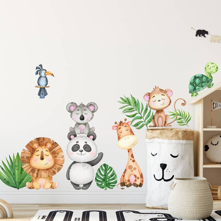 Animals from Africa V308 wall sticker for wholesale by WANDKIND