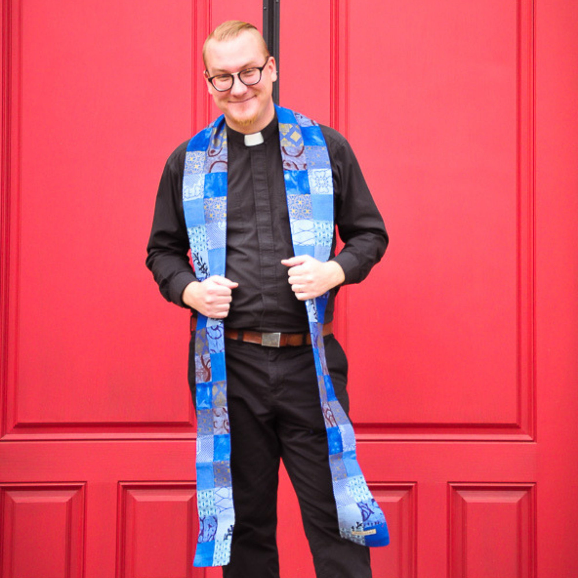 Amani ya Juu - Venta al por mayor Chal - Mujer - Estola Kitenge Patch Pastor15