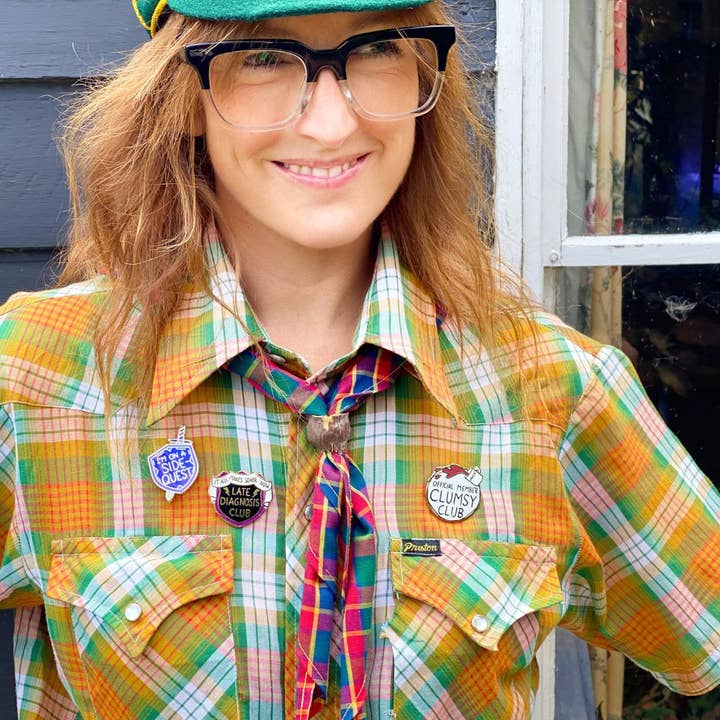 Jubly-Umph - Wholesale Lapel pin/button - Late Diagnosis Club Lapel Pin1