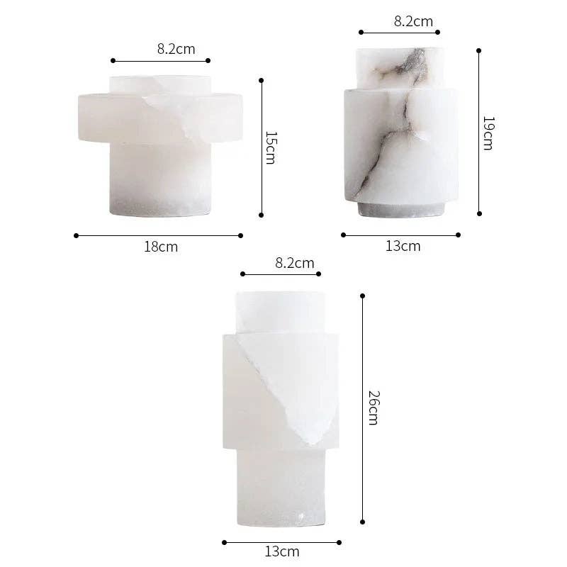 Kiyo Home – wholesale Vase – Scandinavian White Onyx Vases | Marble Vase | Nordic Decor12