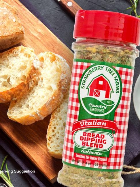 Italienische Brot-Dipping-Mischung - Gourmet-Gewürz-Mix für den Großhandel von Strawberry Tree Farms