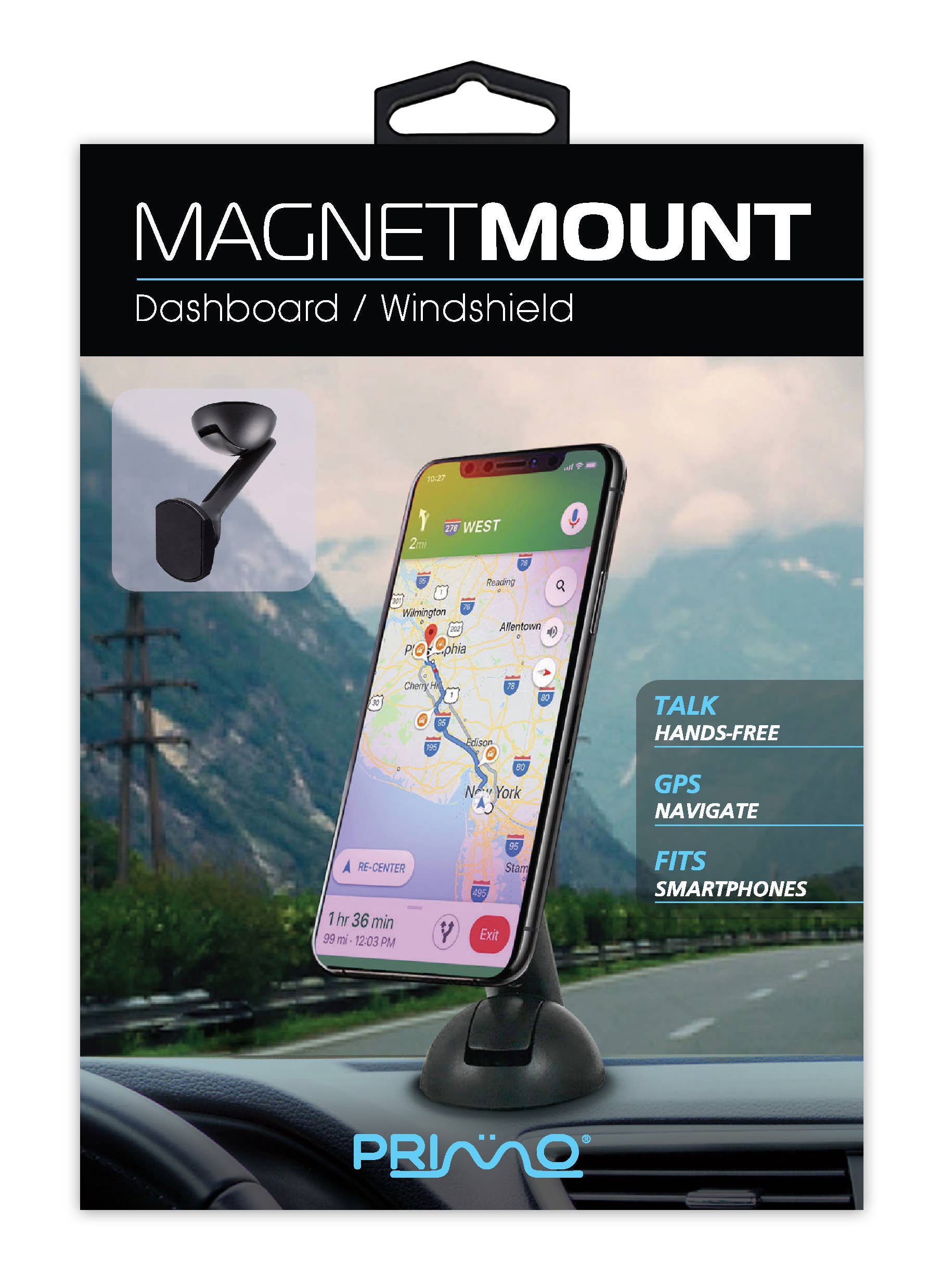 M&S Distributions Corp - Wholesale Phone/Tablet Stand - Magnetic Phone Suction Mount – Dashboard/Windshield0