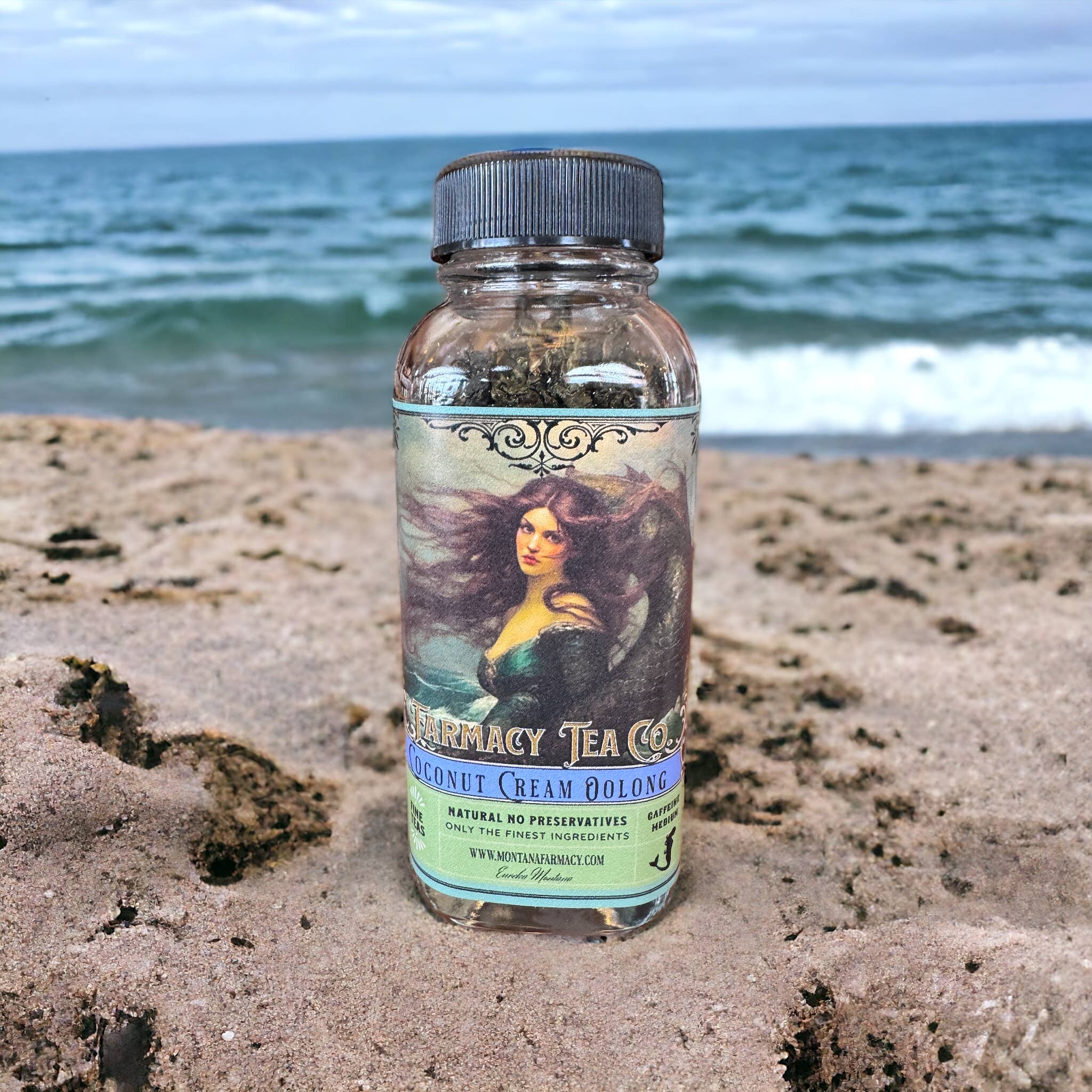 Montana Farmacy - Wholesale Loose Tea - Coconut Cream Oolong Majestic Mermaid Vintage Tea blend6