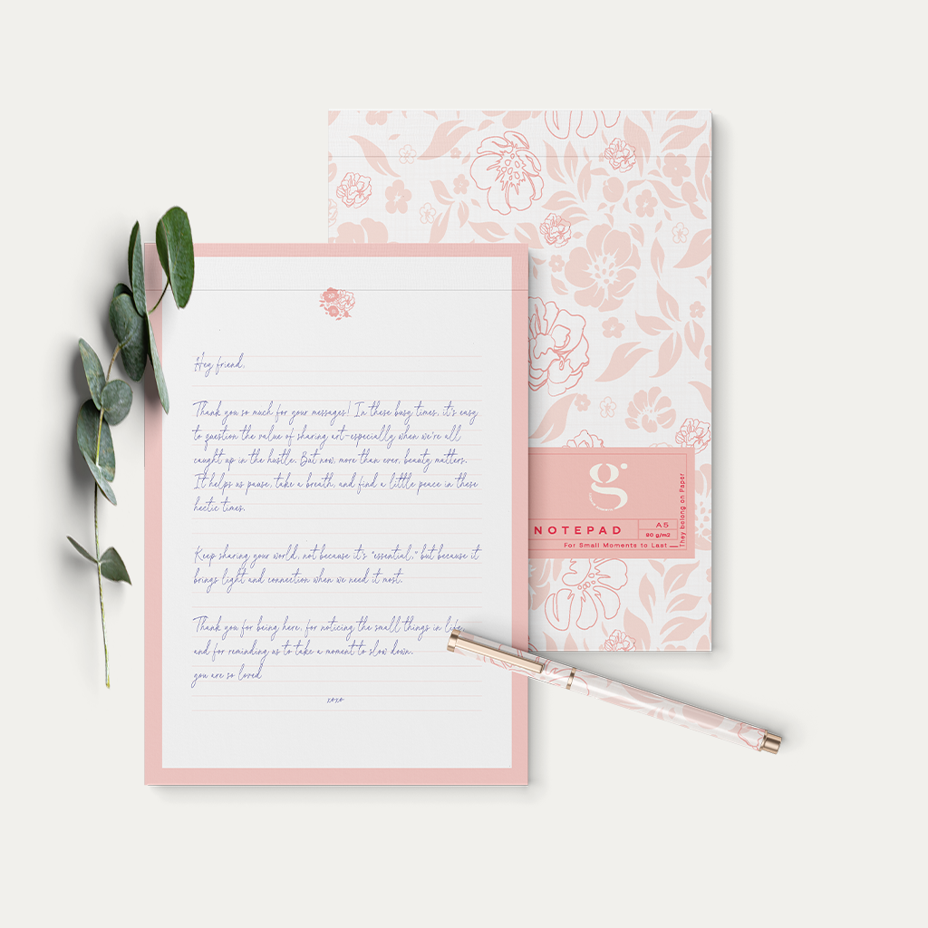 Glimmery Moments® - Wholesale Stationery/Notecard Set - Blooming Garden Writing Gift Set – A Romantic Stationery Set1
