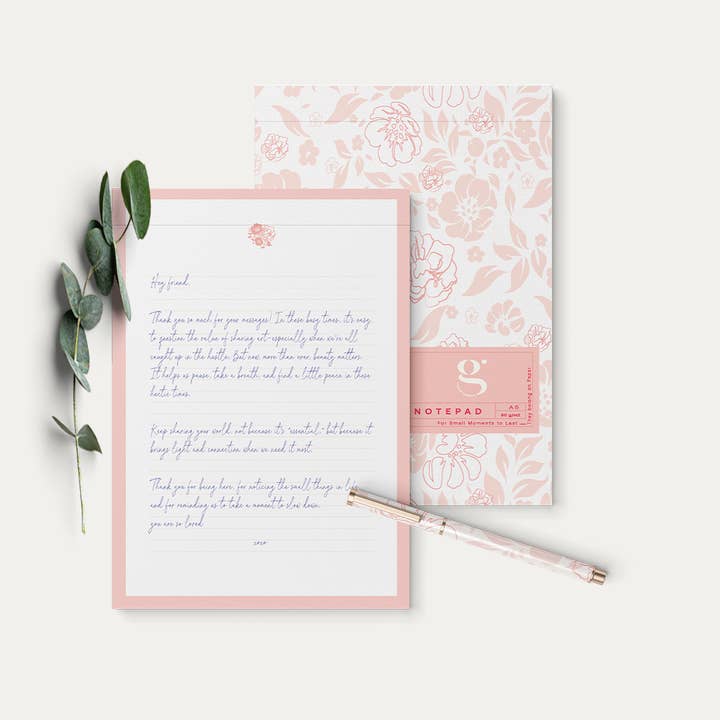 Glimmery Moments® - Wholesale Stationery/Notecard Set - Blooming Garden Writing Gift Set – A Romantic Stationery Set1