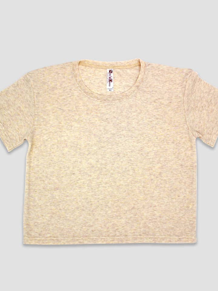 Neil & David - Wholesale Shirt - Women's - Neil & David Crop Top Trendy Short Sleeve T-shirt OPEN SIZE4