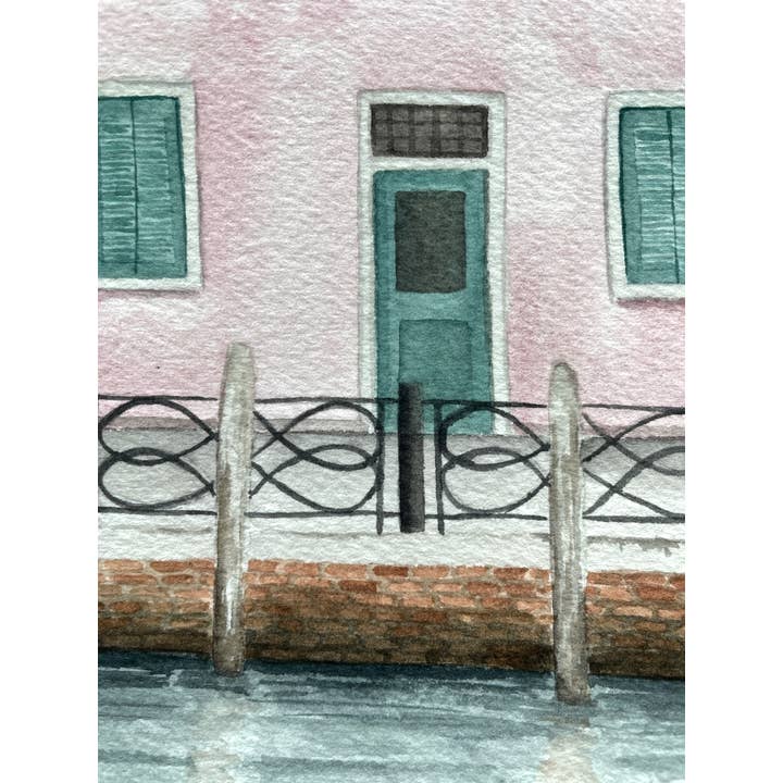 The Campbell Creative - Wholesale Art Print - "Rosina" - Venice Watercolor Print3
