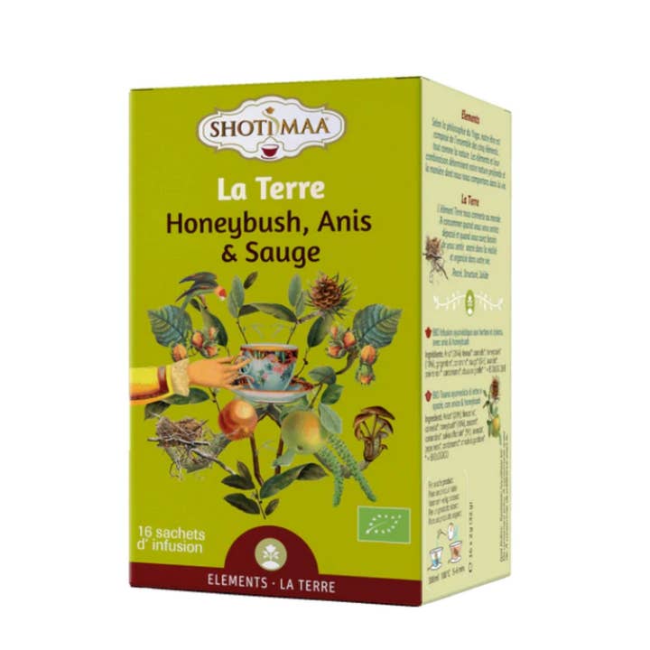 Zen'Arôme - Wholesale Tea Bags - Organic Herbal Tea Infusion Elements Range Earth - 16 bags2