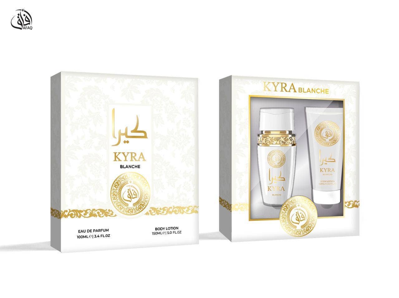 Yes Love Cosmetics - Wholesale Perfume Gift Set - KYRA BLANCHE 100ML PERFUME SET AND 150ML BODY CREAM