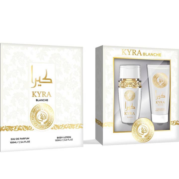 Yes Love Cosmetics - Wholesale Perfume Gift Set - KYRA BLANCHE 100ML PERFUME SET AND 150ML BODY CREAM0