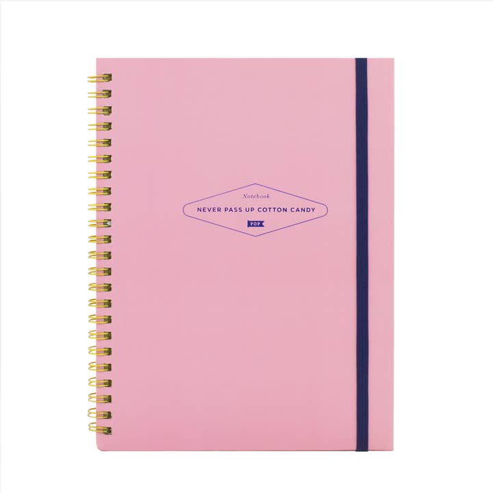 POP Hardcover Spiral Notebook (4 Colors Available) for wholesale by Hadron Epoch Design Studio