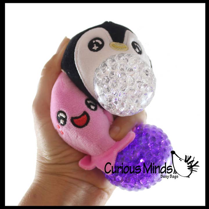 Curious Minds Toys - Wholesale Squishy Toy - Kids & Baby - 1 Plush Ocean Sea Animal Water Bead Filled Squeeze Stress Ba1