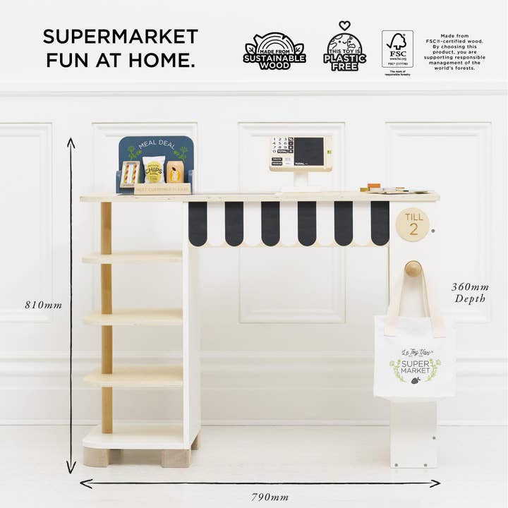 Le Toy Van, Inc. - Wholesale Wood Toy - Kids - Supermarket Till Checkout & Accessories