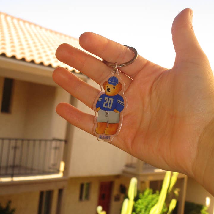 Detroit Tigers Keychain for wholesale by Stuck on You Design Co.