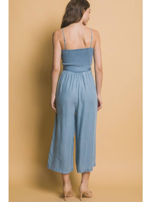Vanilla Monkey – wholesale Jumpsuit - Dam – Smockad vid byxdress med korta ben