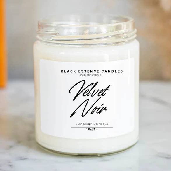 Velluto Nero per la vendita all'ingrosso da parte di Black Essence Candles