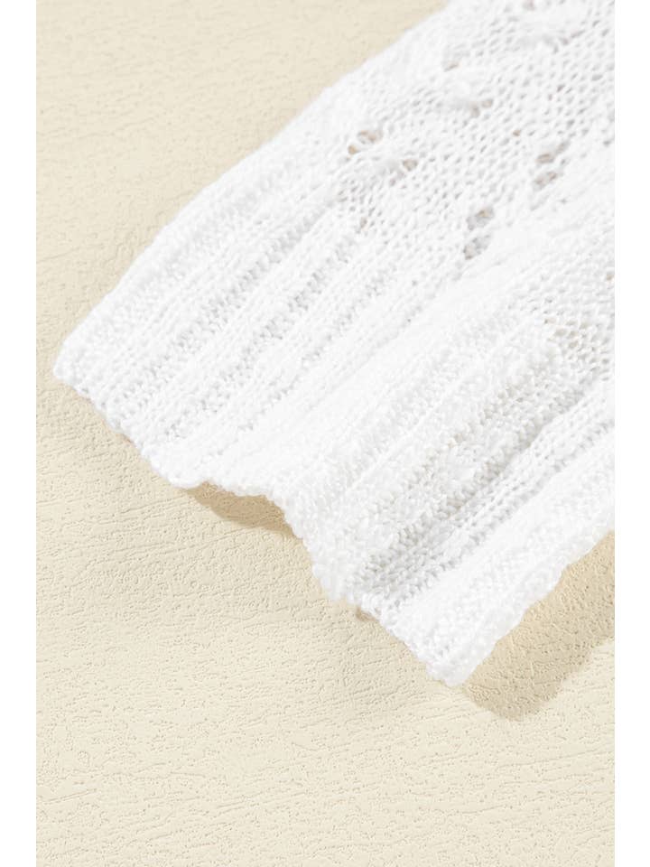 LiveFashionWay - Wholesale Cardigan - Women's - Solid Open Knit Cardigan7