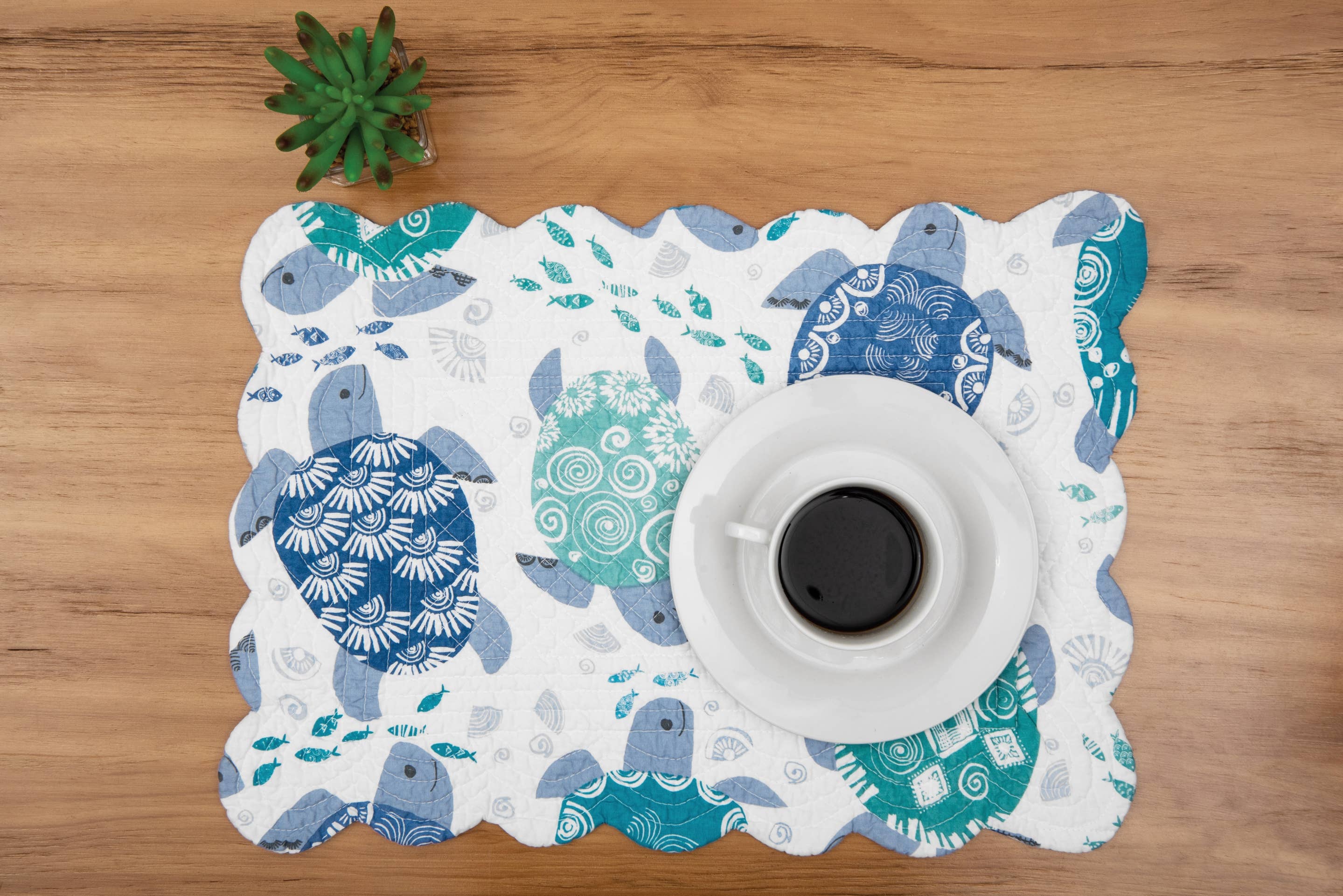 C&F Home - Wholesale Placemat - SALE Coastal Turtle Bay Placemat2