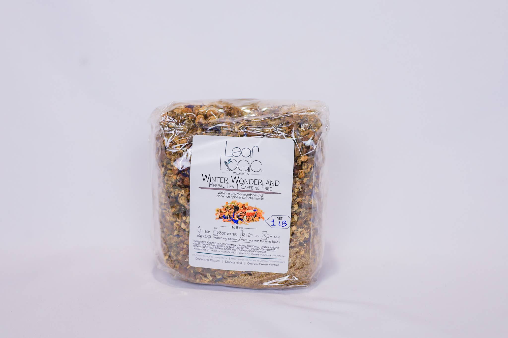 Leaf Logic - Wholesale Loose Tea - Winter Wonderland Loose Leaf Tea - Bulk or Refillable Jar2