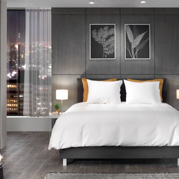 Cialda Duvet Cover Set 200 White for wholesale by Heckettlane