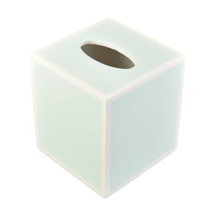 Uovo d'anatra blu con bordo bianco - Rivestimento in tessuto - L-62FSDBWT per la vendita all'ingrosso da parte di Pacific Connections