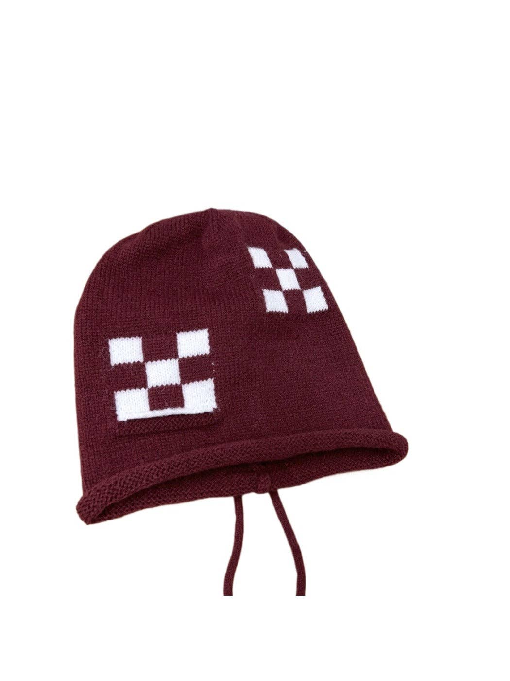 Funkyrel® Atzbranding Limited - Vendita all'ingrosso Berretto - Unisex - Haila - Berretto a Maglia a Quadri Unisex Versatile2