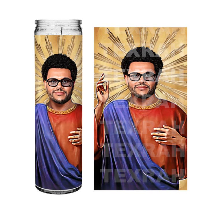 Saint Weeknd Abel Celebrity Prayer Andaktstearinljus för wholesale av Texrah