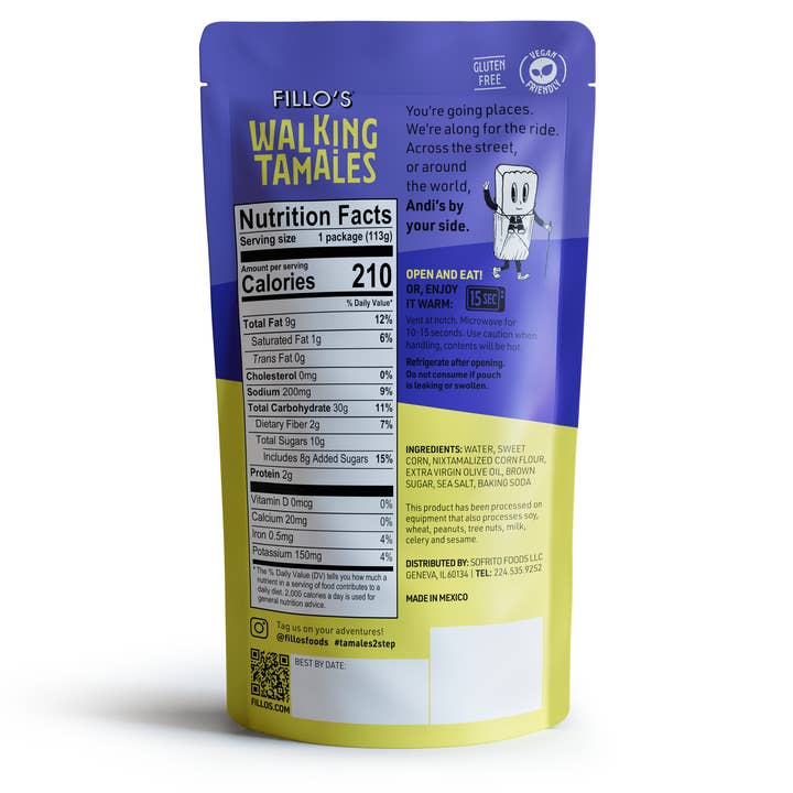 FILLO'S - Wholesale Snack Bar - Elotes Sweet Corn Tamales1