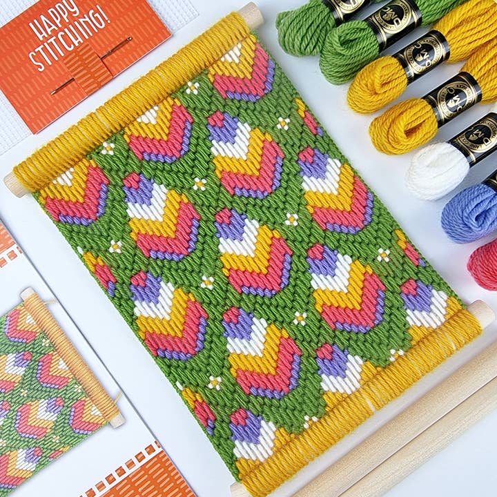 Bargello Tapestry Kits, Easter Egg Wall Needlecraft Kits for wholesale by Oh Sew Bootiful