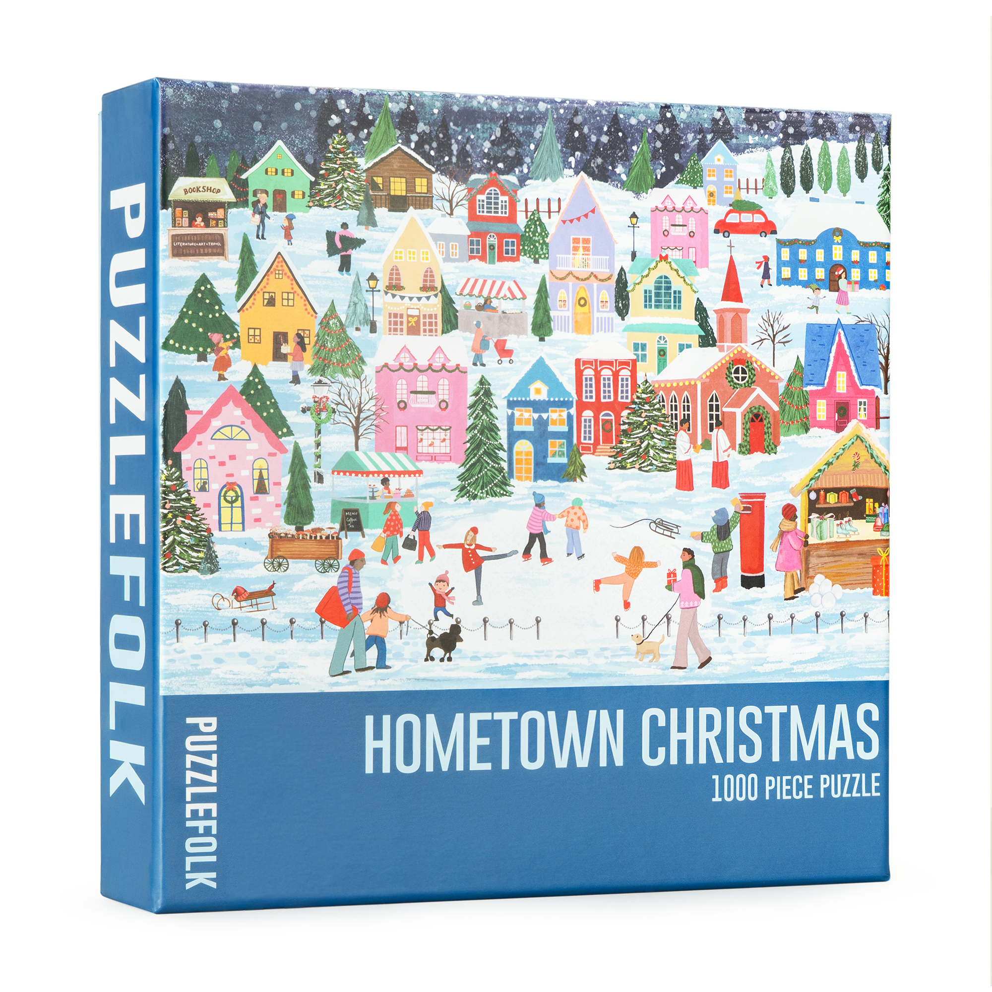 Puzzlefolk - Vente Puzzle – adulte - Noël de ville natale3
