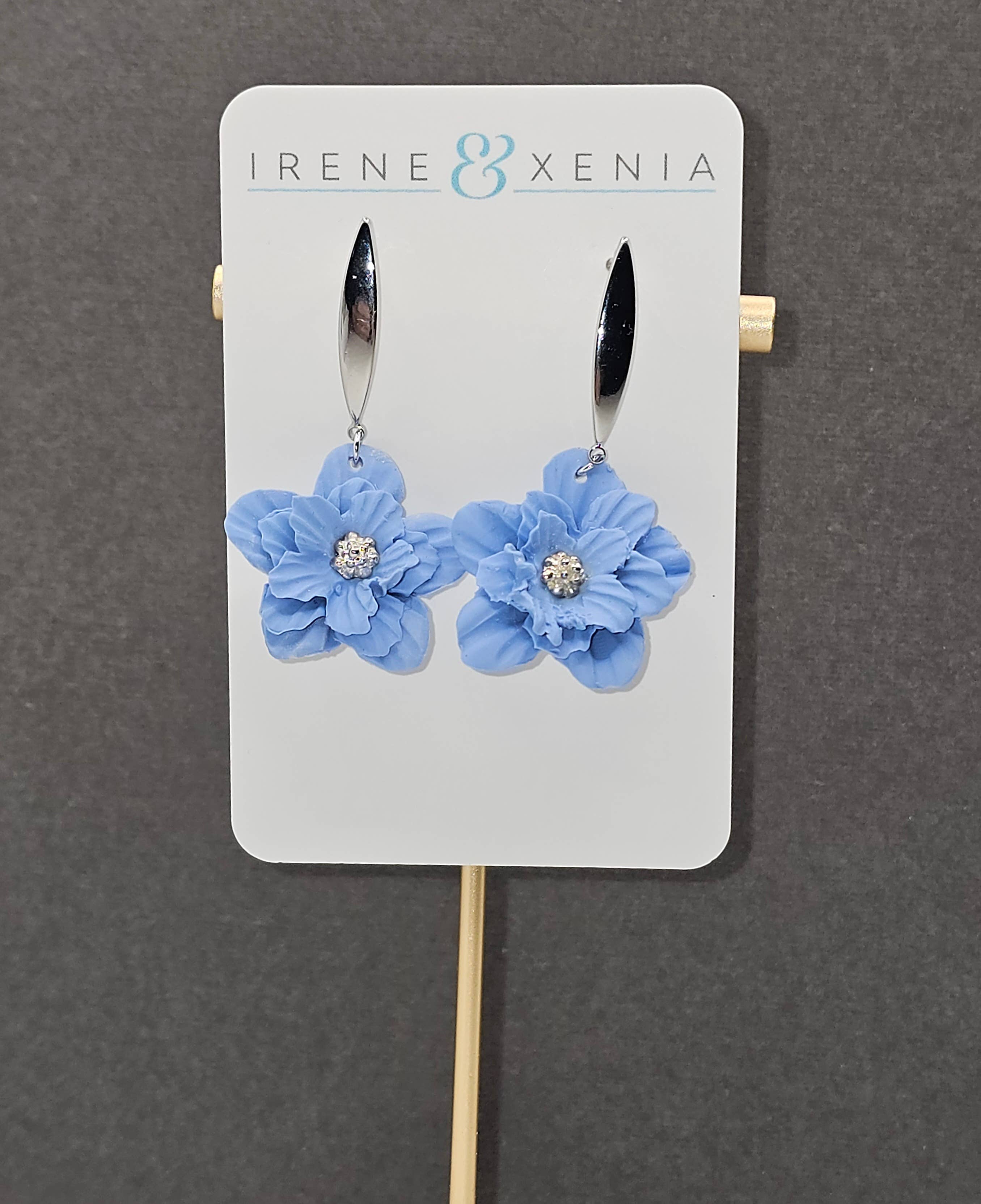 Irene and Xenia - Wholesale Dangle Earrings - Large Floral Dangles4