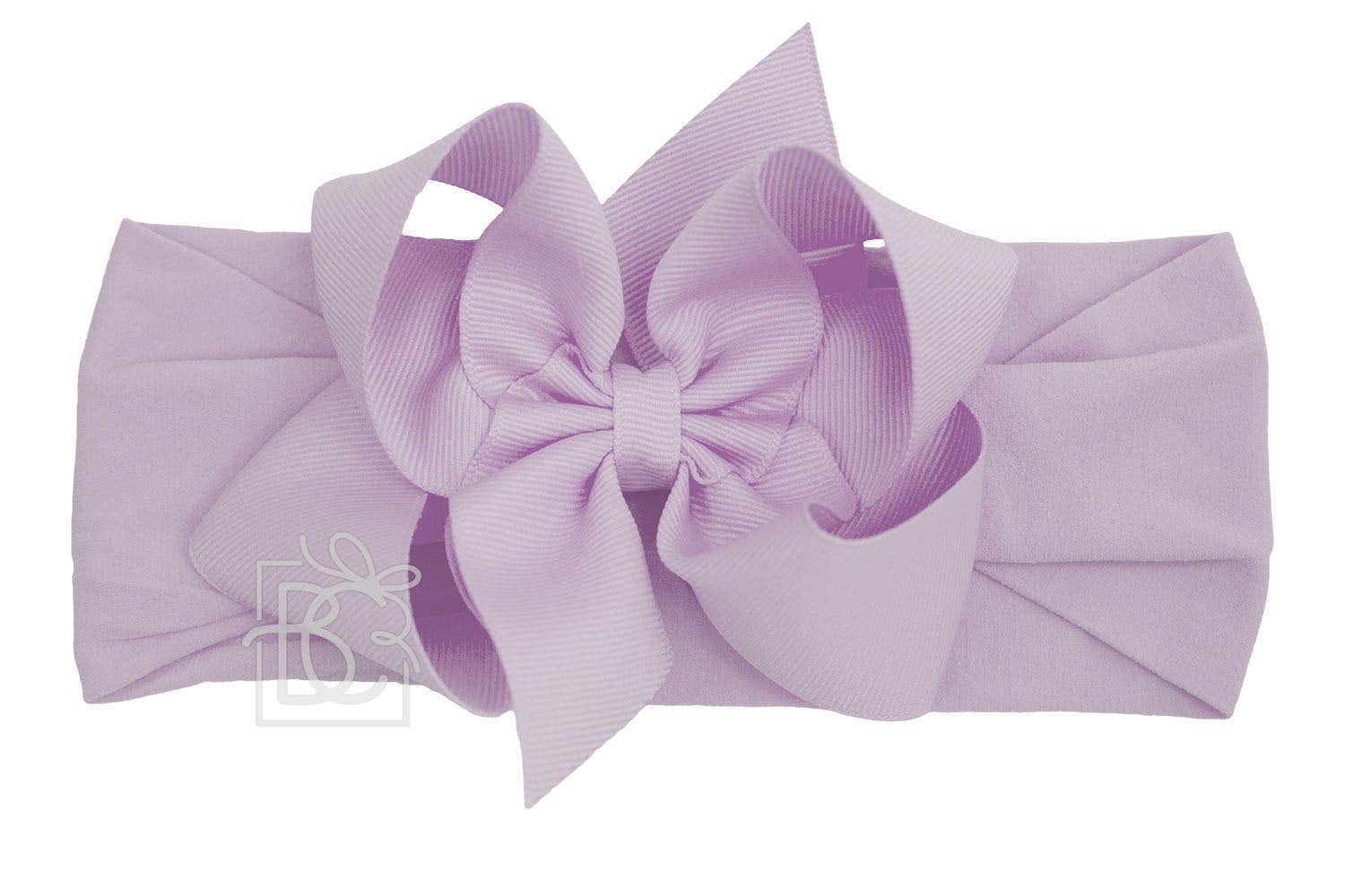 Beyond Creations, LLC - Wholesale Fashion Headband - Kids - WIDE PANTYHOSE HEADBAND W/CLASSIC GROSGRAIN BOW53