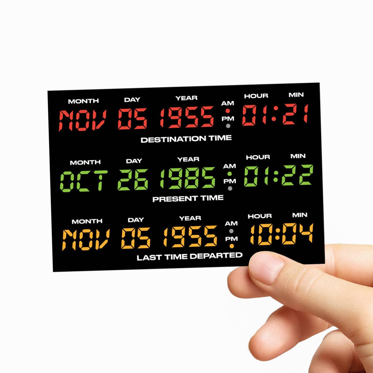 Hybris Production AB - Wholesale Sticker - Back To The Future - The Lorean Display Sticker1