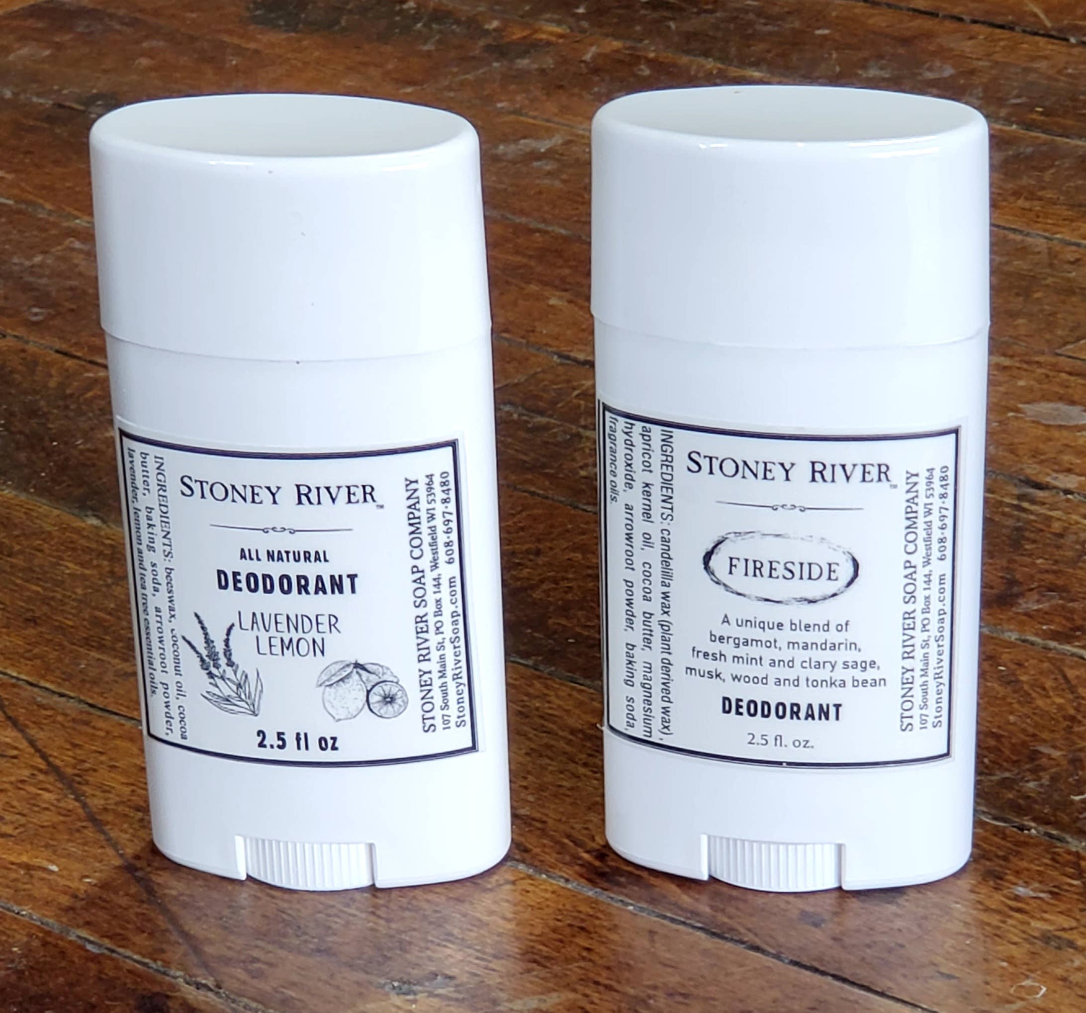 Stoney River Soaps – wholesale Deodorant – Unisex – Deodorant - Fireside or Lavender Lemon2
