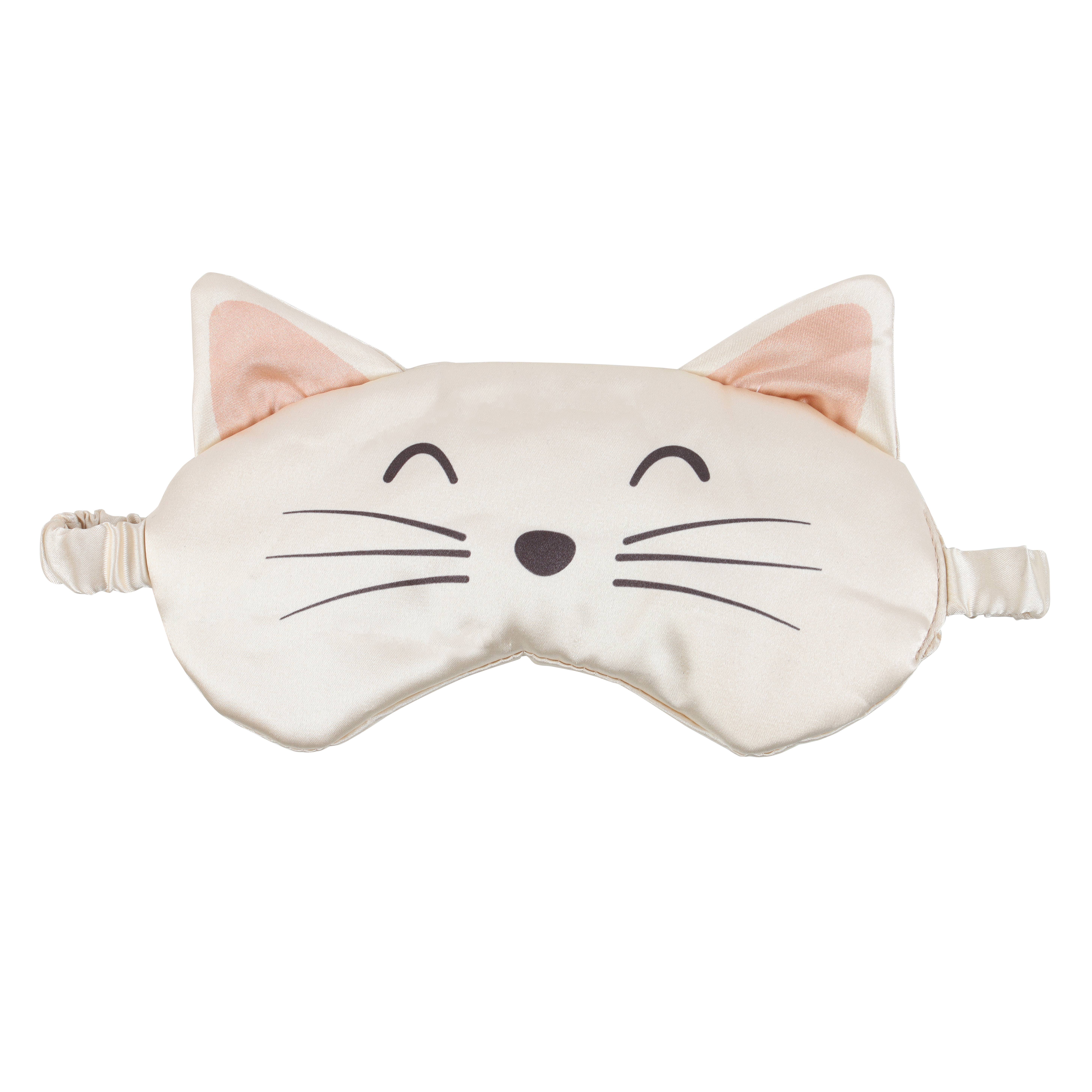 Nibble Distributors Ltd - Wholesale Sleep/eye mask - White Cat Face Sleep Mask3