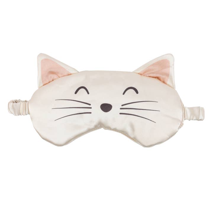 Nibble Distributors Ltd - Wholesale Sleep/eye mask - White Cat Face Sleep Mask3