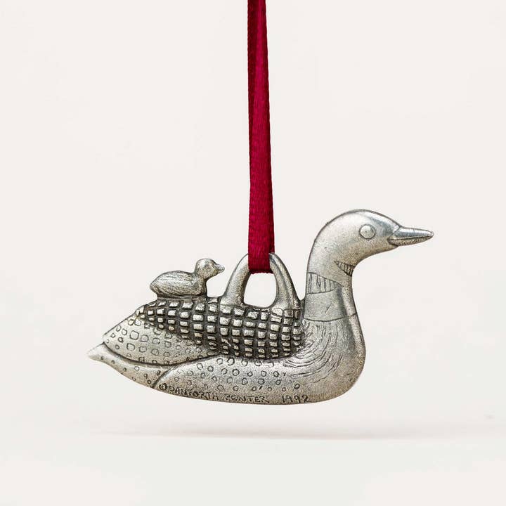 Loon with Baby for wholesale by Danforth Pewter