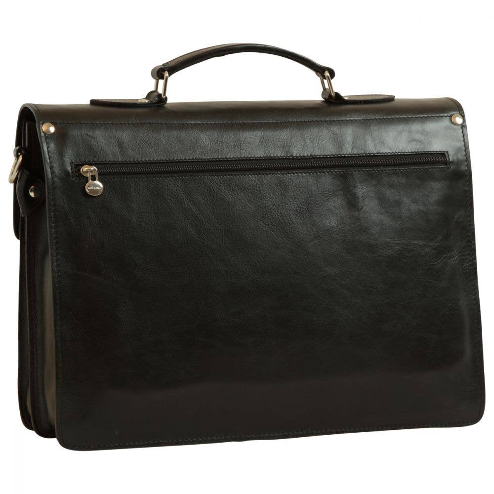 Old Angler Firenze - Wholesale Briefcase - Unisex - Leather Laptop Briefcase8