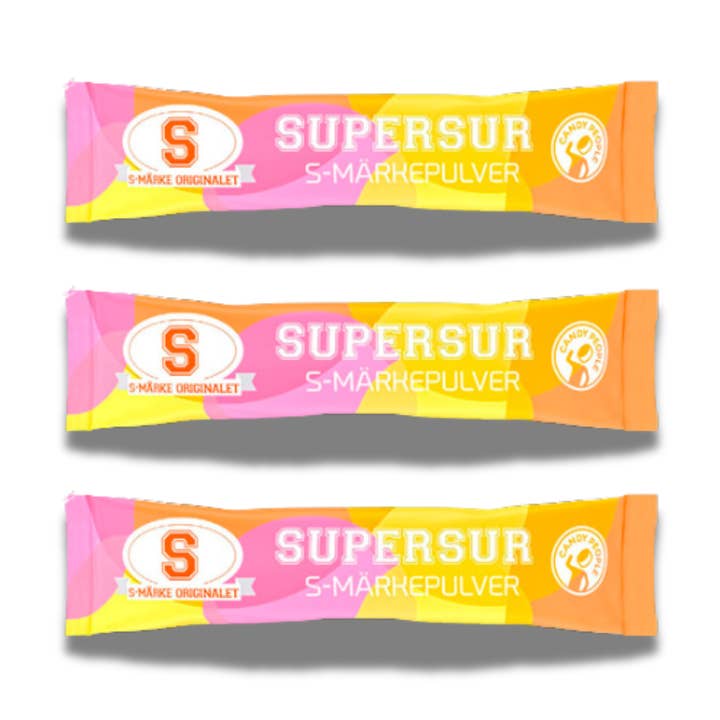 S-Mark Polvo Súper Ácido - Dulce Sueco - Pick And Mix para venta al por mayor de Swedelicious - Swedish Candy