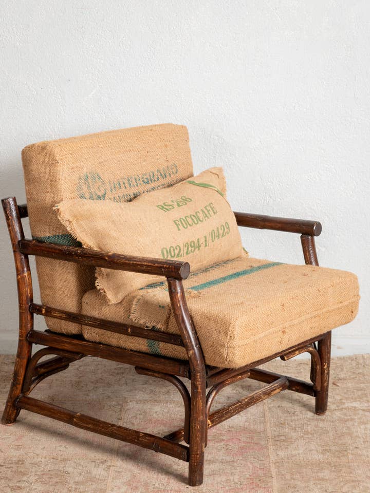 Sillón de jardín bambú Marbella para venta al por mayor de Antique Arte y Decoración