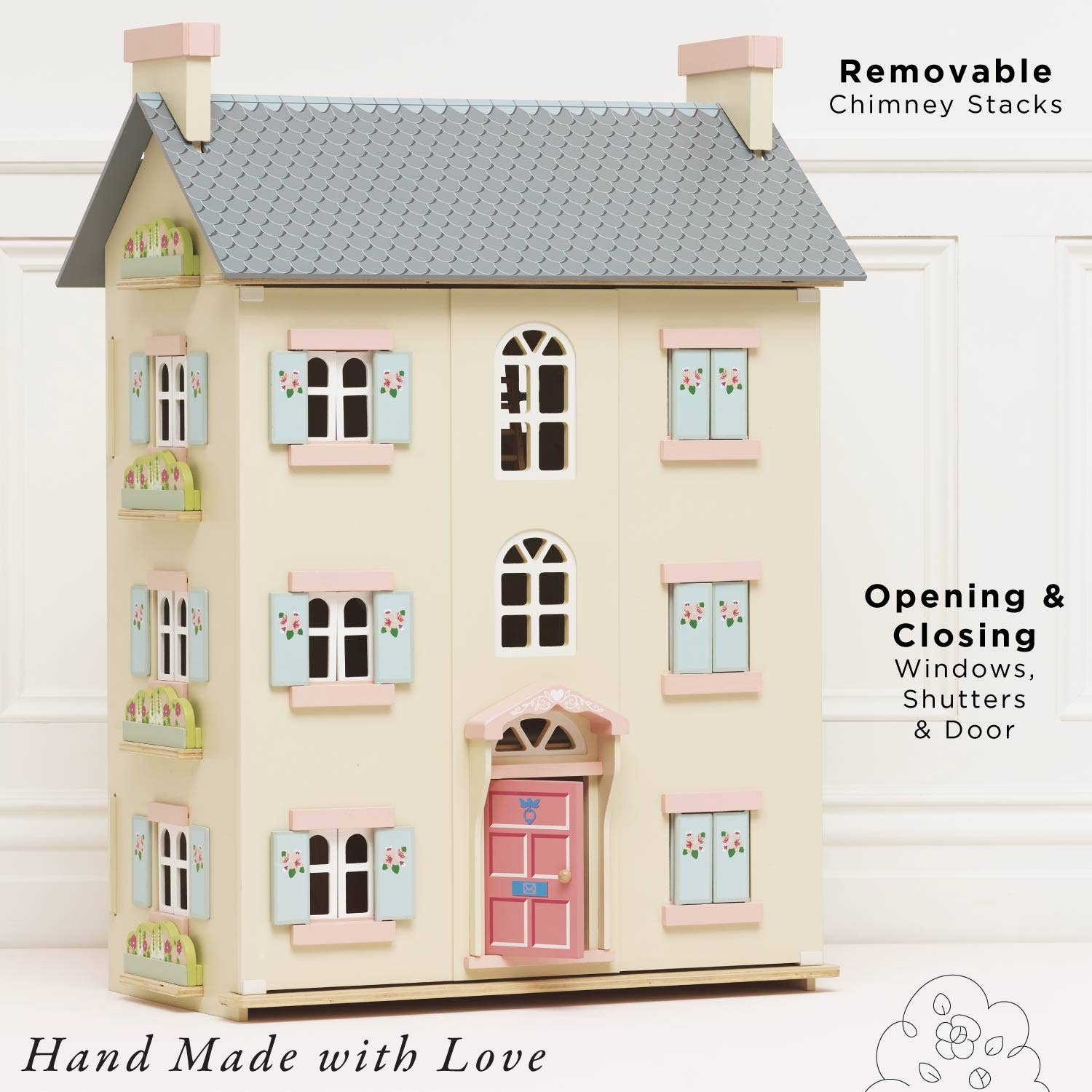 Le Toy Van, Inc. - Wholesale Doll Accessory Kit - Kids - Cherry Tree Hall Wooden Dolls House1