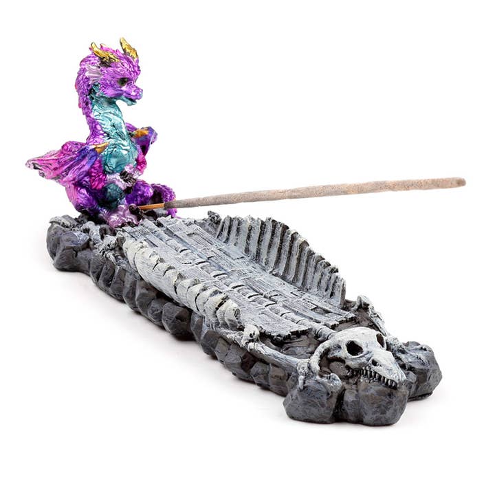 Puckator Ltd - Wholesale Incense Holder - Elements Baby Dragon Ashcatcher Incense Stick Burner1
