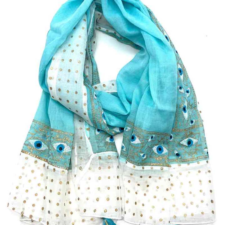 LINETA - Wholesale Scarf - Women's - C3 cotton India scarves