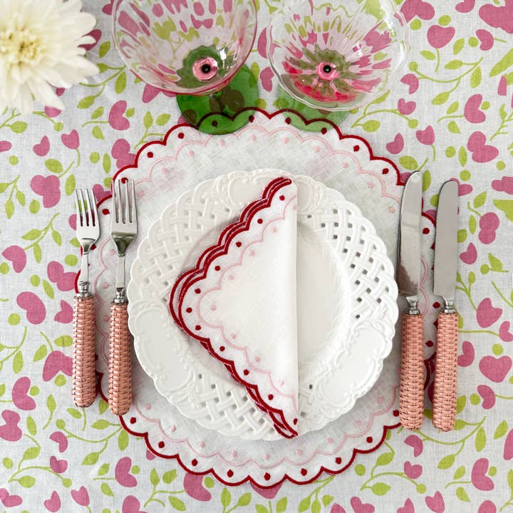 Duggan Society - Wholesale Placemat - Carmen linen red placemat (set of 4)1