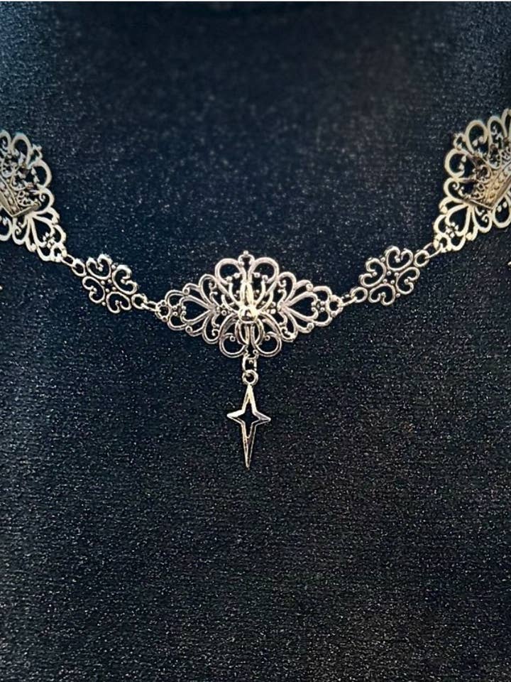 Tour de cou Victorian Spider Queen pour la vente par Ritual Chains