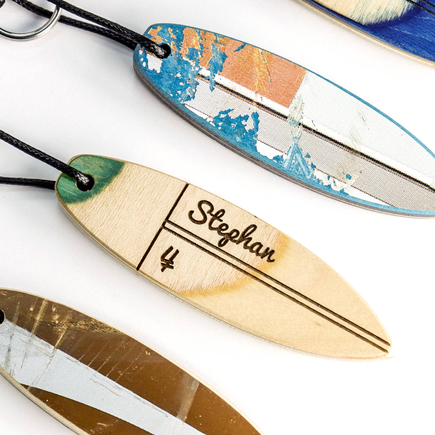 Skate4create - Wholesale Keychain - Unisex - Surf keychain - Personalized surfboard - Recycled Skateboard3
