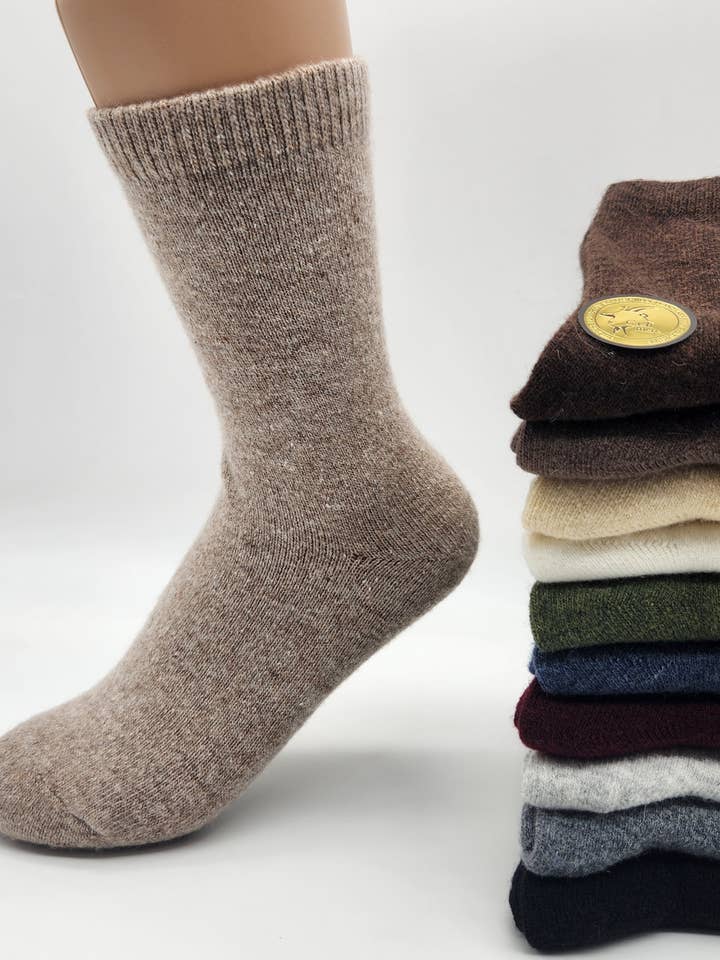 Women's 100% Cashmere Wool Sock, Men's Cashmere Socks for wholesale by Comfortarians