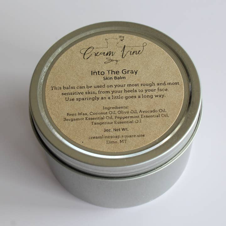 Into The Gray Skin Balm for wholesale by Cream Line Soap