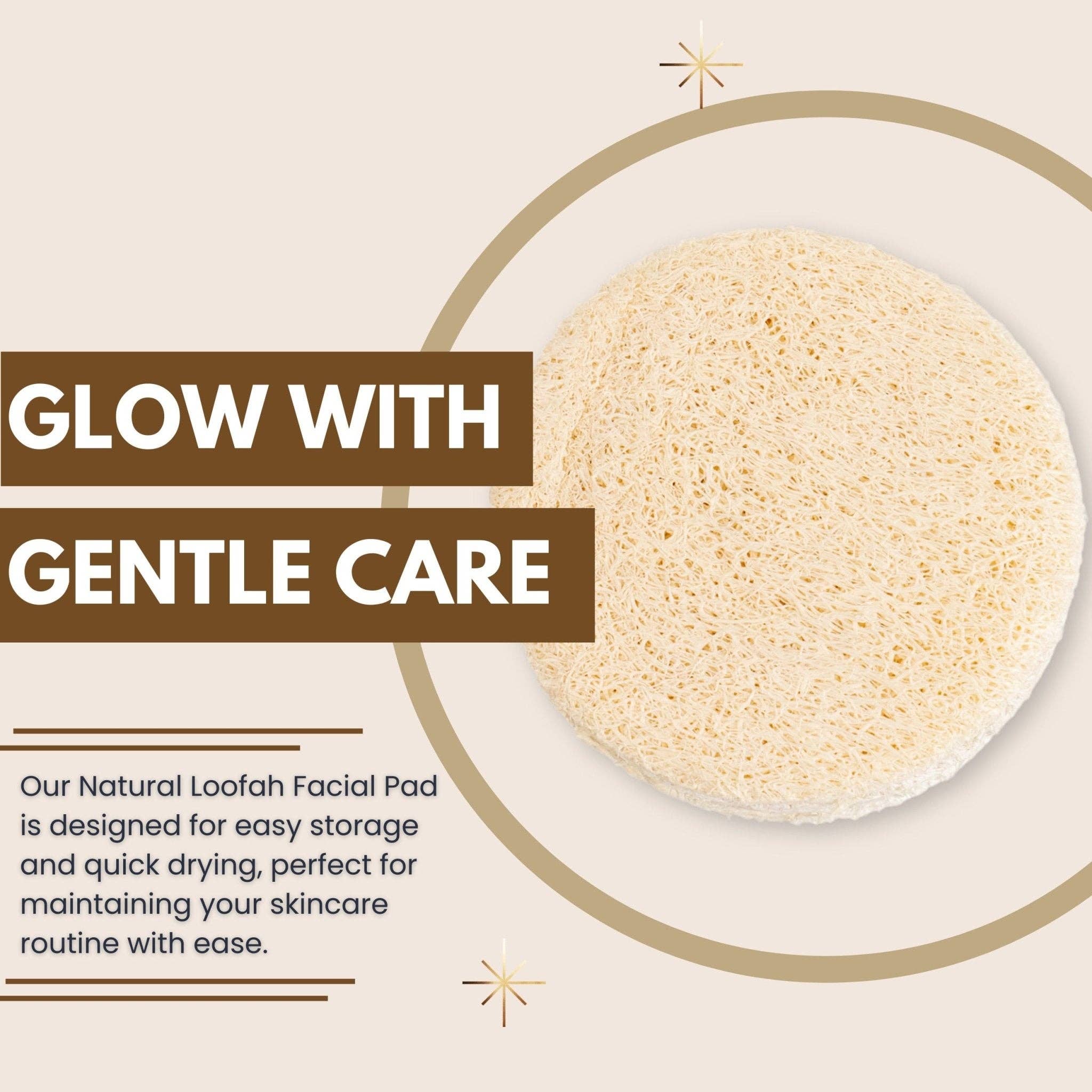 Eco Bath London - Vente Luffa - Tampons exfoliants pour le visage en luffa naturel Eco Bath London, 6 unités (1 paquet)4