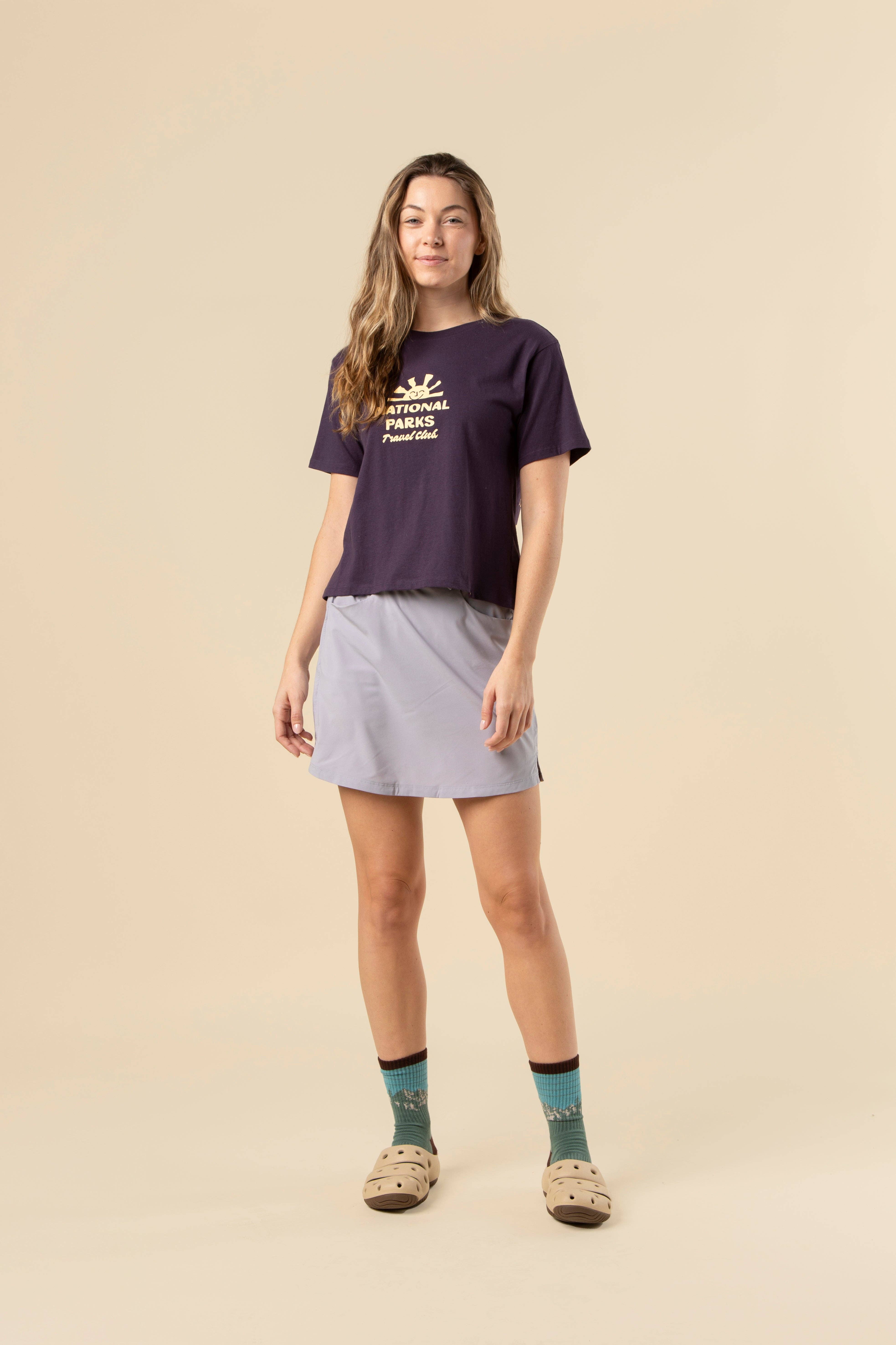 The Landmark Project - Vente T-shirt sérigraphié – femme - T-shirt ample à manches courtes pour femmes du Club de voyage des parcs nationaux6